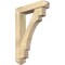 Ekena Millwork Merced Arts and Crafts Rough Sawn Bracket w/ Offset Brace, Douglas Fir, 6"W x 26"D x 38"H BKT0604X26X38MRC03RDF - alternate 1